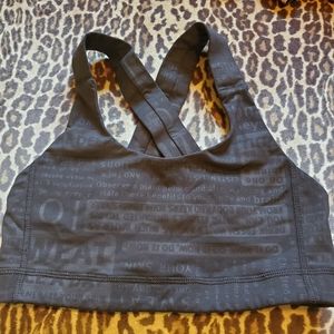 LULULEMON SPORTS BRA SZ 6